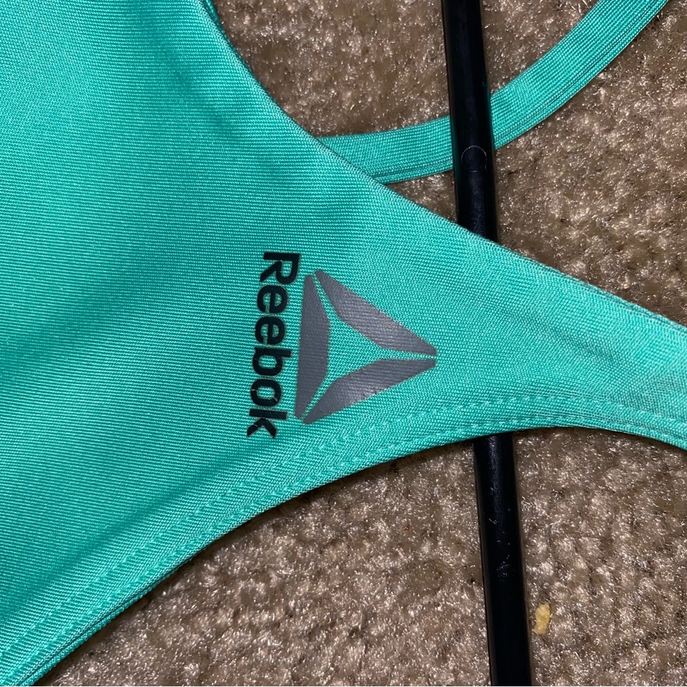 Turquoise Reebok Sports Bra - Picture 4 of 4